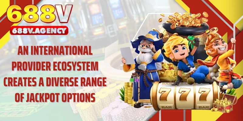 An international provider ecosystem creates a diverse range of Jackpot options