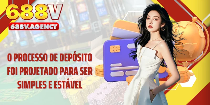 O processo de depósito foi projetado para ser simples e estável.